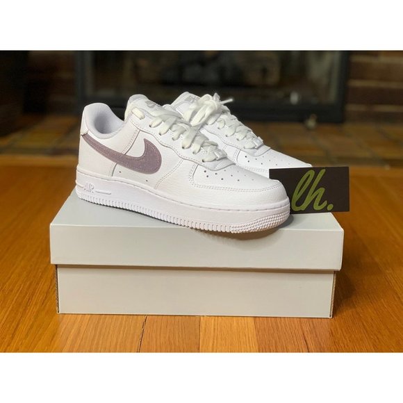 Sz 6.5 w Nike Air Force 1 Low "Glitter Swoosh Purple" - Picture 4 of 5